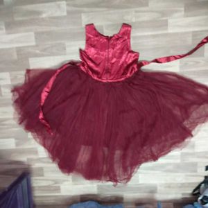 Party-Perfect Burgundy Dress