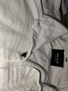 White Button-Down Shirt
