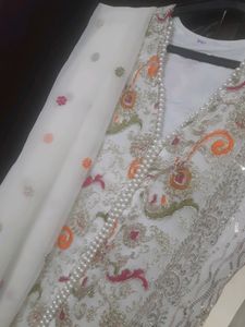 Partywear Embroidery Gown