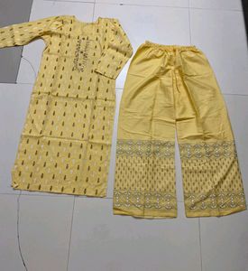 simple Kurta Set Suit  🤍🧡❤️