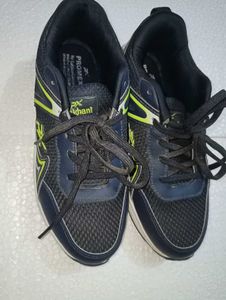 Lakhani Navy &amp; Neon Athletic Shoes