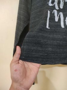 Stylish Charcol Colour Crop Top