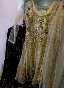 Elegant Embellished Anarkali Dress