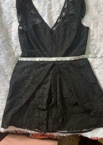 Black Lace Playsuit/ Jumpsuit