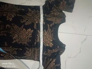 Women Black 🖤 Rayon Printed Kurta Set