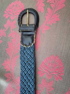 Blue Woven Belt