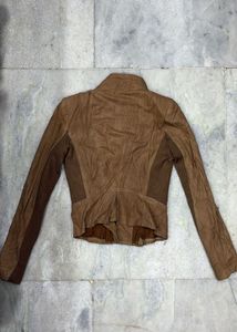 Leather Suede Brown Jacket