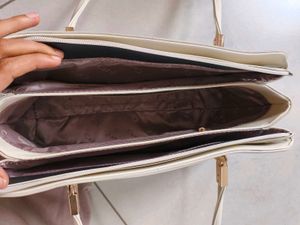 Vintage Celine Off-White Handbag
