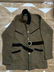 Vintage Style Belted Coat