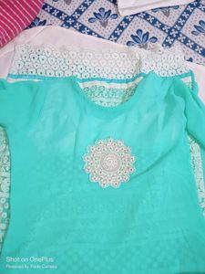 Elegant Embroidered Kurta With Free Gift Also