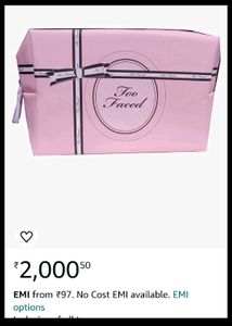 Too Faced Big Size Soft Makeup Bag