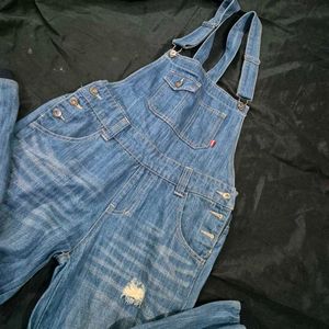 Denim Overalls|casual