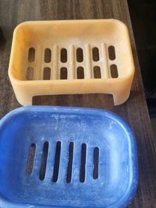 A Pair Of Plastic Soap Case