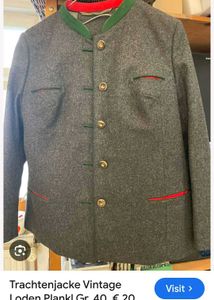 Grey Jacket with Trim Detail