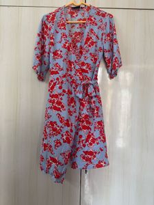 Floral Wrap Dress/ Shrug