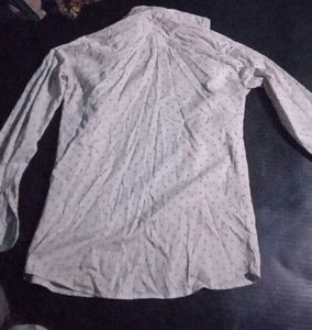 Patterned Long Sleeve Button Down