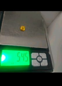 5.45CTS Unheated High Quality Square Shape Pukhraj