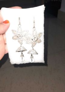 Crystal Flower Earrings