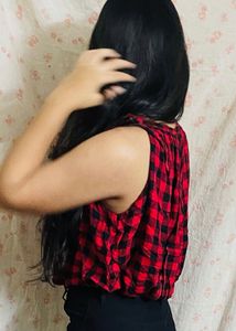 Red Gingham Top