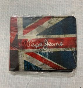 🆕Pepe Jeans London Men&#39;s GenuineLeather Wallet