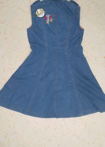 Vintage Denim Mini Dress