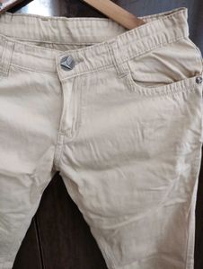 Ankle Length Trouser For Women, Khaki