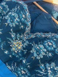 Elegant Teal Ethnic Gown- 2800 rs only