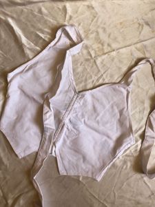 H&amp;M White Backless Top💖