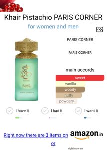 Khair Pistachio Perfume