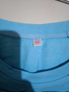 Blue Striped 'I Love My Dad' Tee