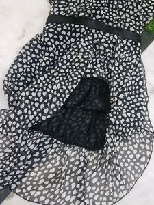 Heart Printed Imported Dress