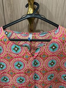Printed Pink Kurta