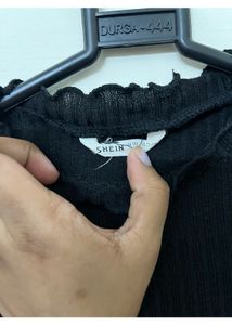 Black Crop Top