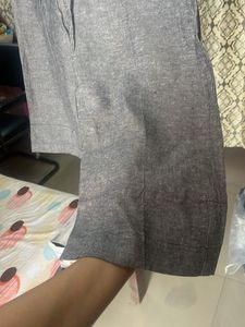 Tokyo Talkies Cotton Grey Trousers