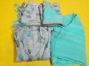 Elegant Kurta Set with Dupatta for winter