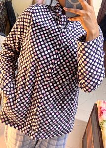 Polka Dot Cozy Jacket