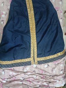 Ethnic Wear Neavy Blue Long Naira Cut Top 💙