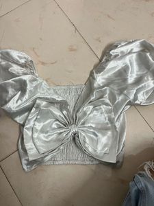 Cute Bow Crop Top