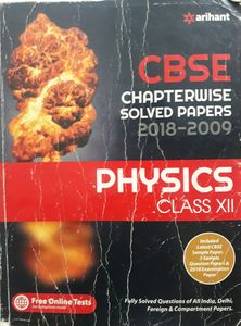 CBSE CHAPTERWISE SOLVED PAPERS PHYSICS CLASS 12