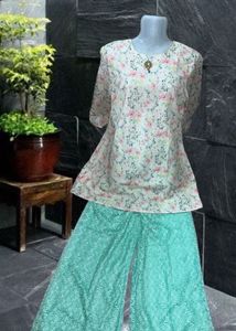 Floral Print Kurta