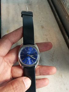 Vintage HMT Kohinoor Blue Dial Winding Watch