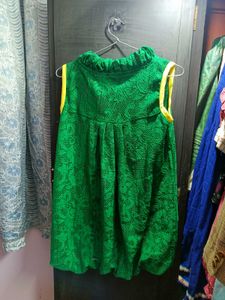 Beautiful Silk Top With Lace