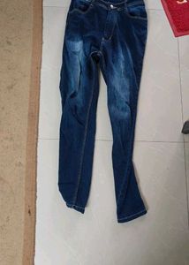 Dark Blue Denim Jeans