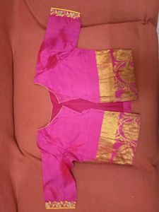 1-TimeUsedGirls Yellow&amp;Pink LehengaCholi-PattuPava