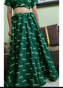 😍🌿New Green Lehenga Choli 🌿😍