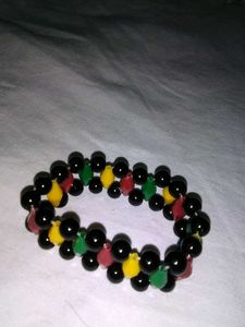 Rasta Bead Bracelet Set