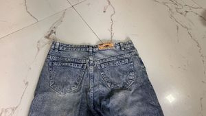Ripped Wide Leg Jeans