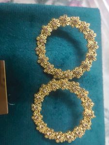 Floral Golden Earrings