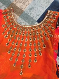 Women Kurti Style Gown 🧡