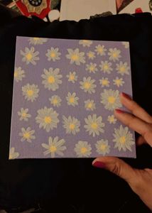 Daisy Lavender Painting